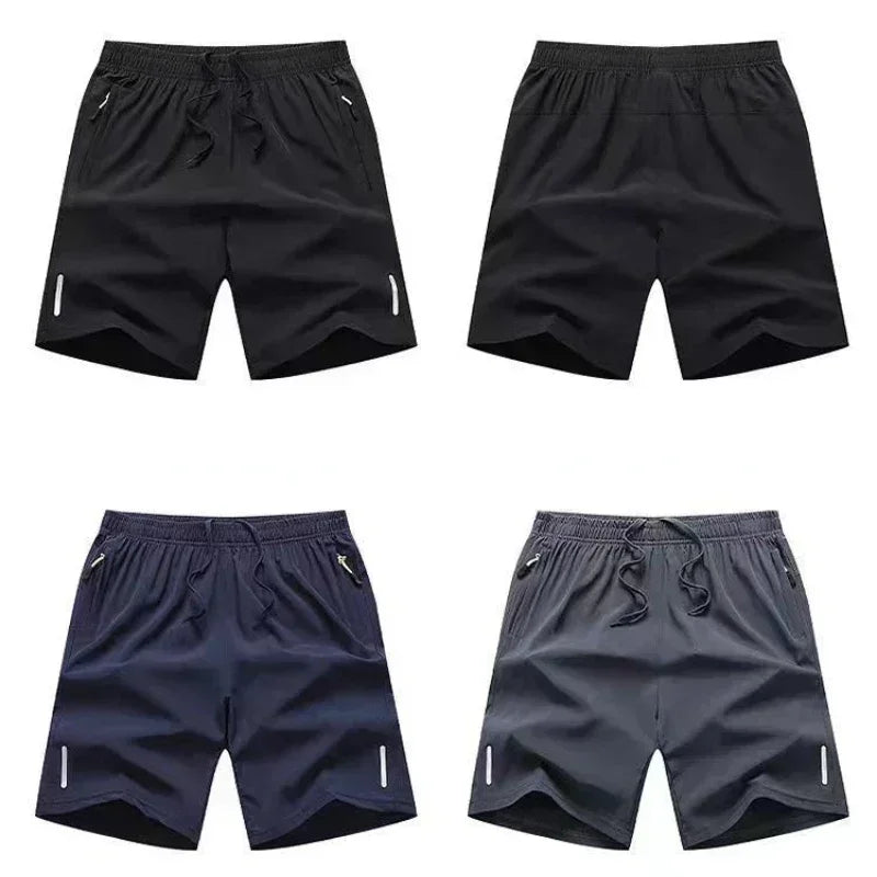 Ice Silk Shorts Men Gym Casual Shorts Quick Dry Running Sports/Short Pants Breathable Fitness Jogging Shorts