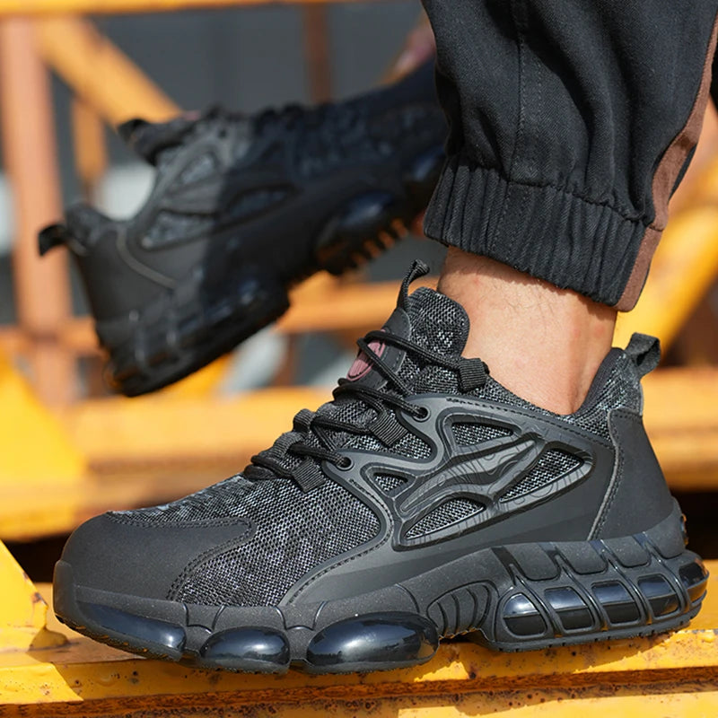 Protective Safety Shoes Men Anti-smash Anti-puncture Steel Toe Work Shoes/Breathable Security Industrial Shoes Men Safety