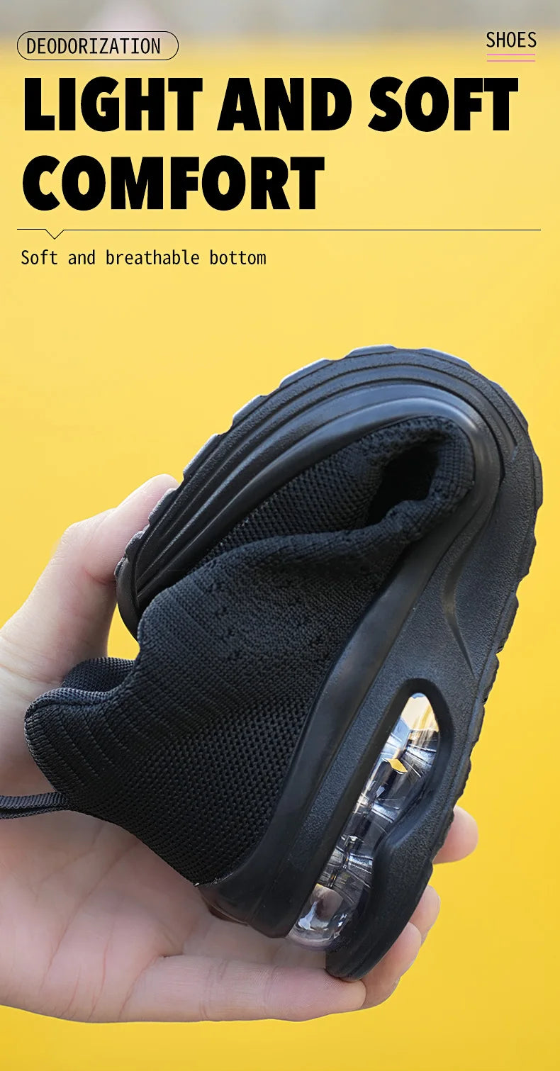 Four seasons women's puncture-proof/daily casual safety shoes