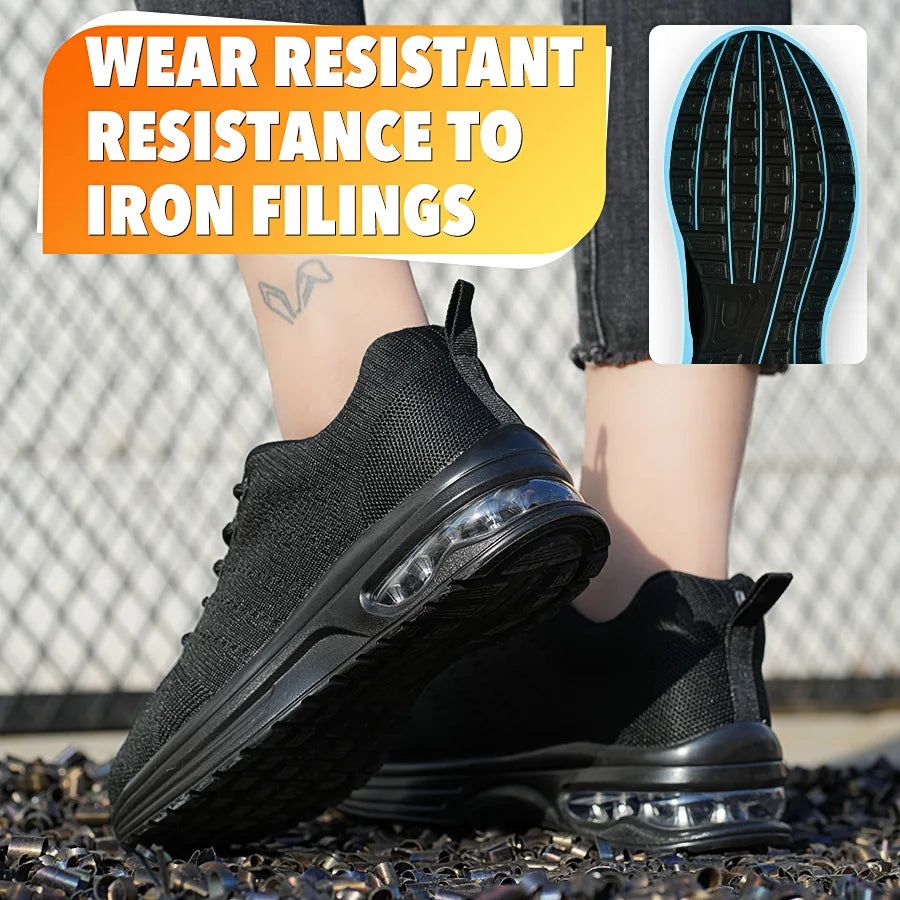 Four seasons women's puncture-proof/daily casual safety shoes