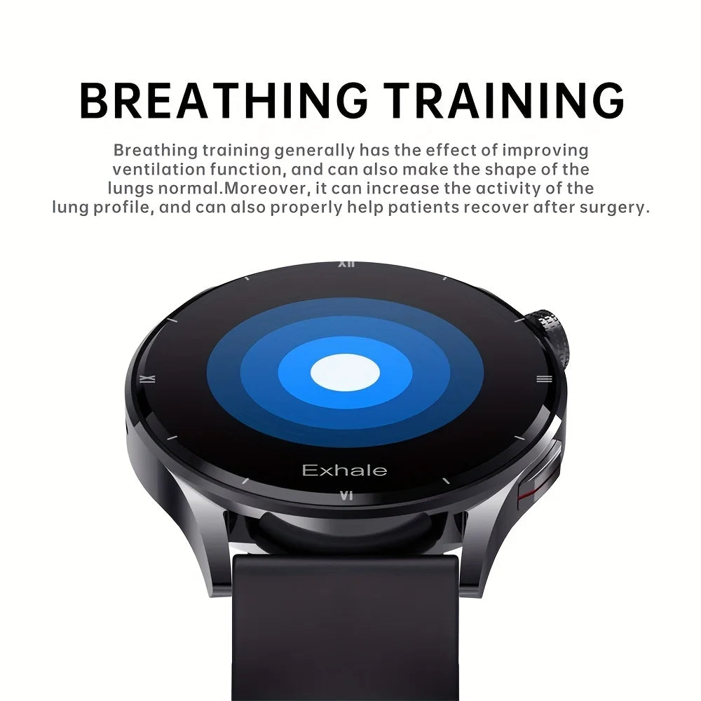 Body Temp Monitor Smartwatch for Women/ Men, 1.39'' HD Touch Screen/with Sleep Monitor/ IP67 Waterproof / 100+Sports/ SMS Alerts
