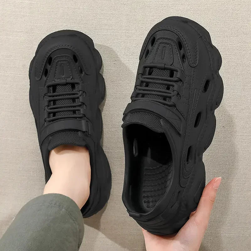 Trendy Men's Sandals Outdoor Wear Thickened Anti-slip Wear-resistant/Fashion EVA Clog Shoes Wholesale
