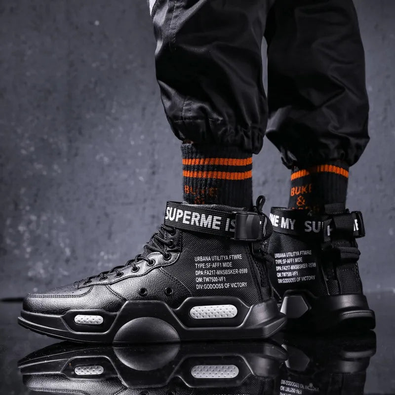 Men's fashionable sports shoes, high top walking shoes sports and casual shoes/fashionable sports and fashionable men's shoes