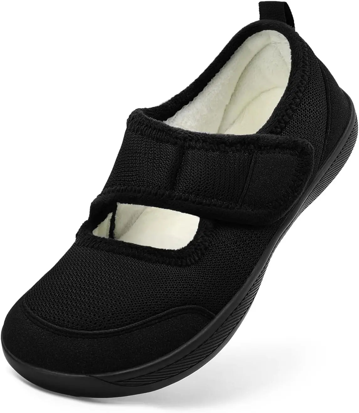 Women's Slippers Wide Width Diabetic Shoes Edema House/Barefoot Walking Shoes Adjustable Indoor Outdoor Slippers