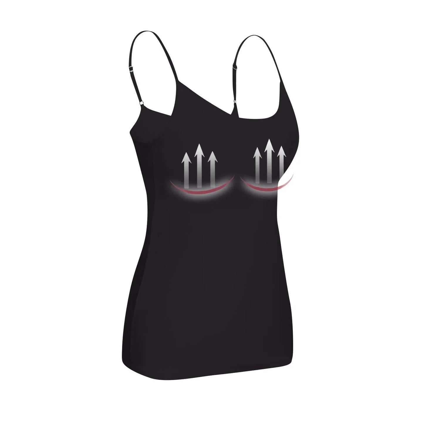 New Padded Bra Tank Top Women Modal Spaghetti Solid Cami Top Vest/Female Adjustable Camisole With Built In Bra Fitness Clothing