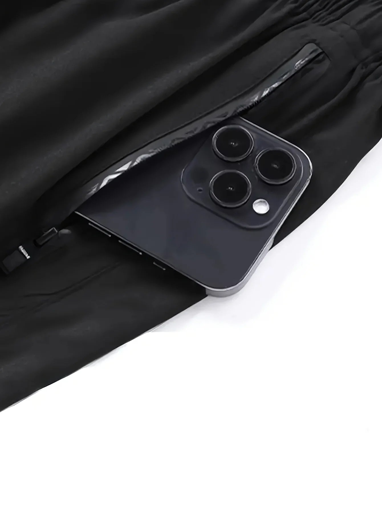 Men High Elasticity Summer Casual Shorts Drawstring Pockets/Breathable Nylon Lightweight Stretchy Athletic Wear