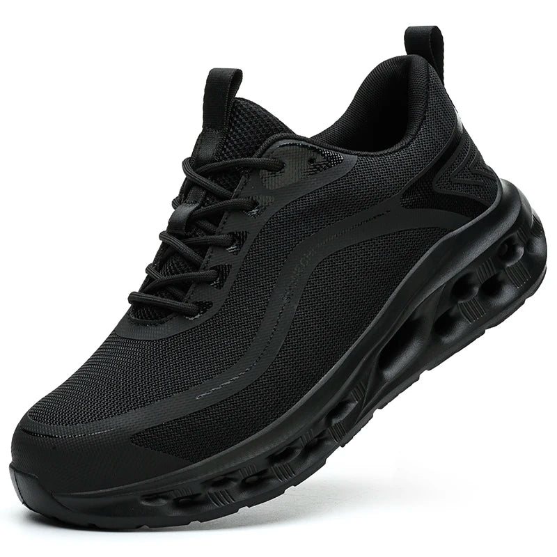 Men's Safety Shoes Anti-Impact Anti-Piercing Lightweight Work Shoes/Lightweight Breathable Sporty Design for Outdoor Work Shoes