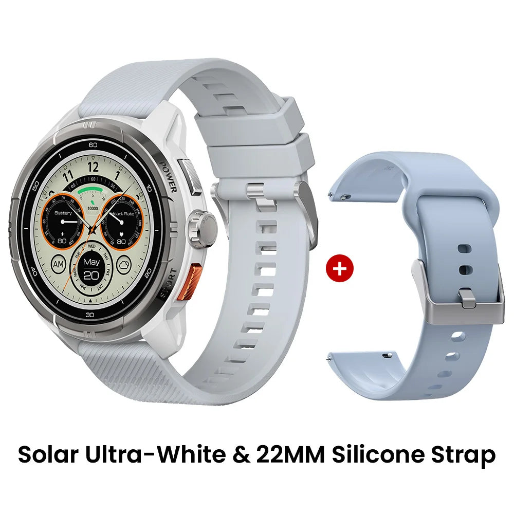 HAYLOU Solar Ultra GPS Smart Watch 1.6” AMOLED Display 60Hz Refresh Rate/Bluetooth Calls 5ATM Water Resistance Sports Smartwatch