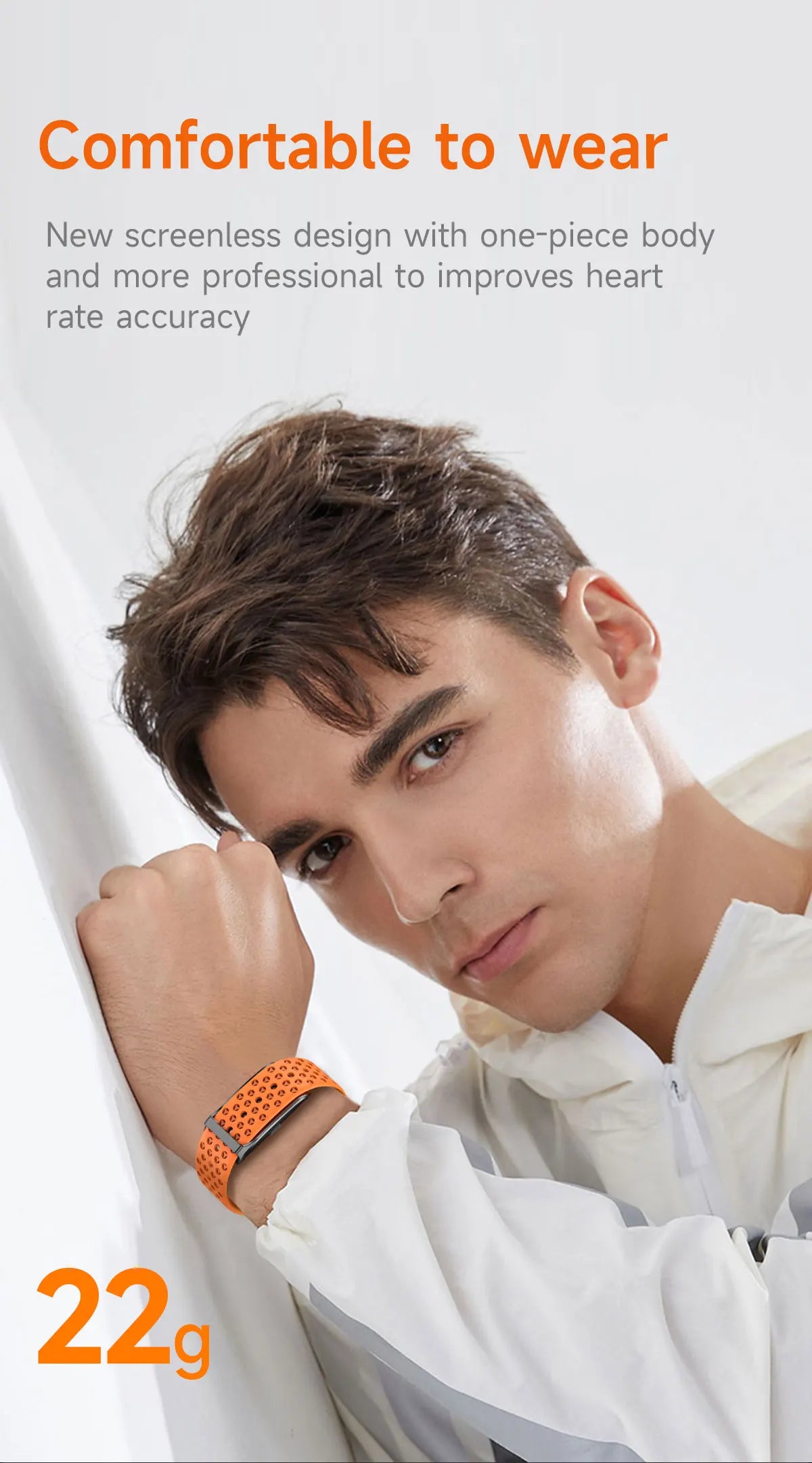 LIGE New No screen Smart Watch 20-day Ultra-long Use Time 24hours Blood Oxygen/Blood Pressure Monitoring Sports Smart Bracelet