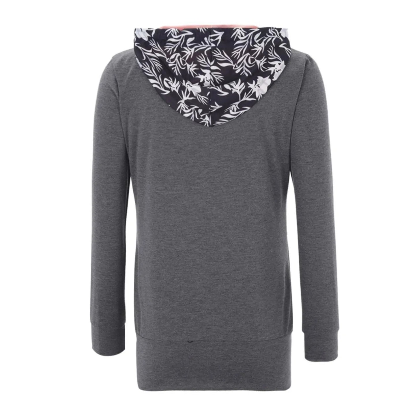 Jacket For Women Autumn Winter 2023 Sweatshirt Zipper Color Block Printed Coat Hooded Pullover Long Sleeve Jackets Ropa De Mujer
