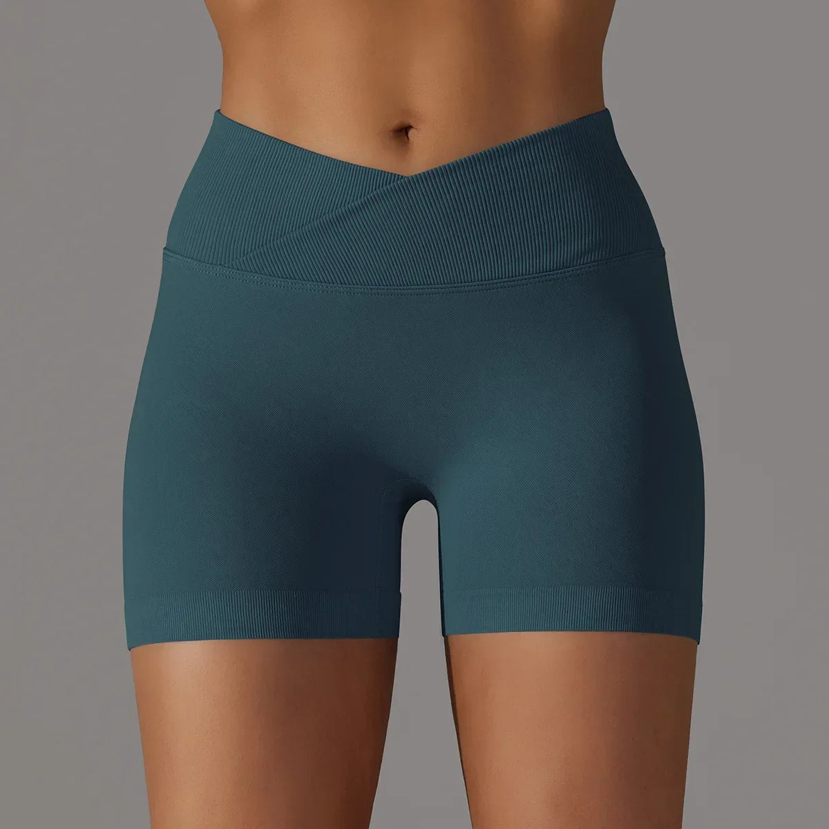 Women High Waist Workout Fitness Yoga Shorts Gym Push Up/Yoga Leggings Scrunch Butt Seamless Sports Shorts