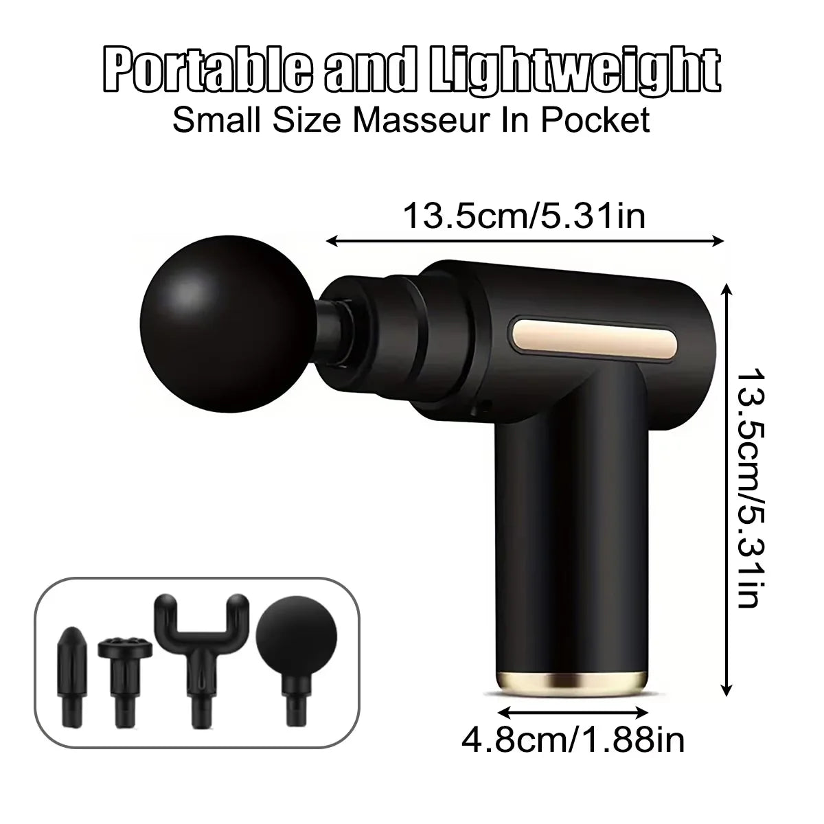 Massage Gun Fascia Deep Muscle Relax Body Neck Massager/Electric Fitness Equipment Noise Reduction Male Female Electric Fitness
