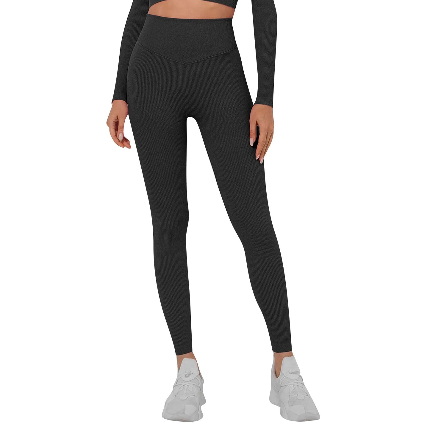 Women's Sports Leggings High Waist Butt Push Up Leggings/Seamless Compression Gym Leggings For Sports Yoga