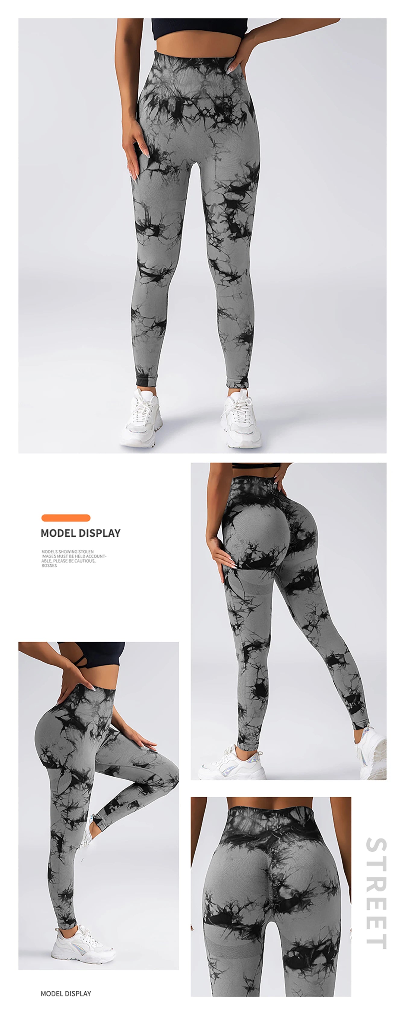 Tie Dye Yoga Pants Sport Leggings Women Seamless High Waist Push Up/Woman Tights Fitness Workout Leggings Gym Clothing