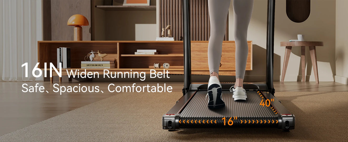 Treadmill for Home, 3.0 HP Treadmill with Incline/Heart Rate Sensors Digital Display for Walking Running and Indoor Fitness