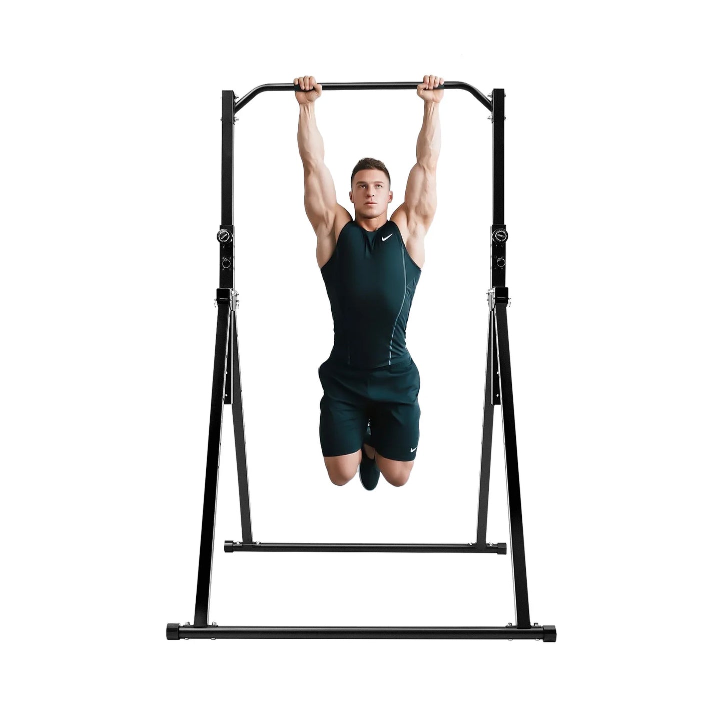 Power Tower Pull Up Bar Dip Station Assistive Trainer for Home Gym/Strength Training Workout Equipment 440lb