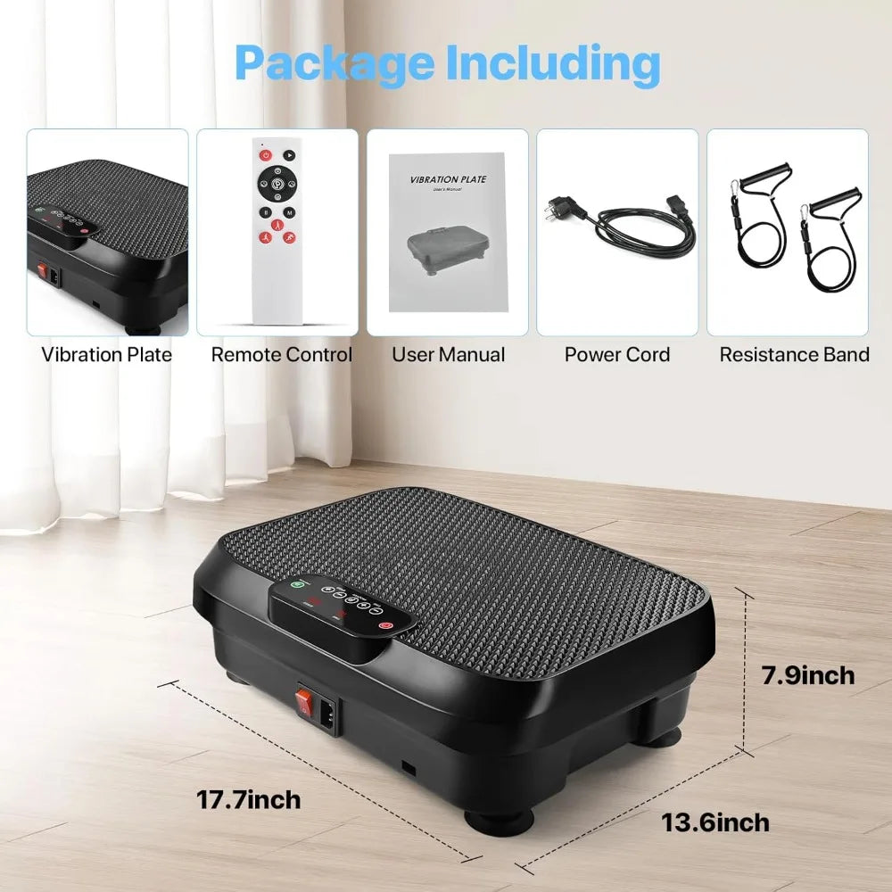Vibration Plate Exercise Machine for Lymphatic Drainage Weight Loss/Whole Body Workout Vibration Fitness Platform