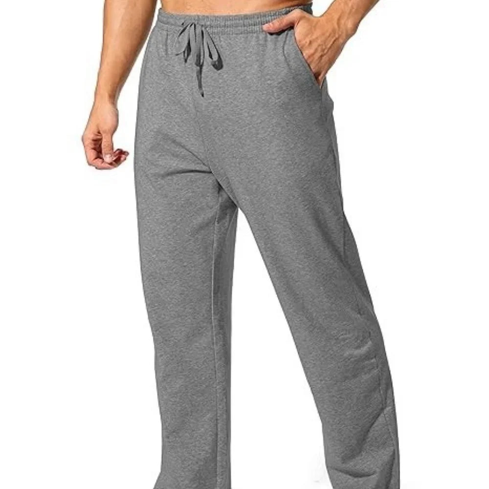 New Sportswear Pants Men's Basketball Running Pants Loose Breathable/Quick-drying Casual Pants Men's Solid-color Fitness Pants