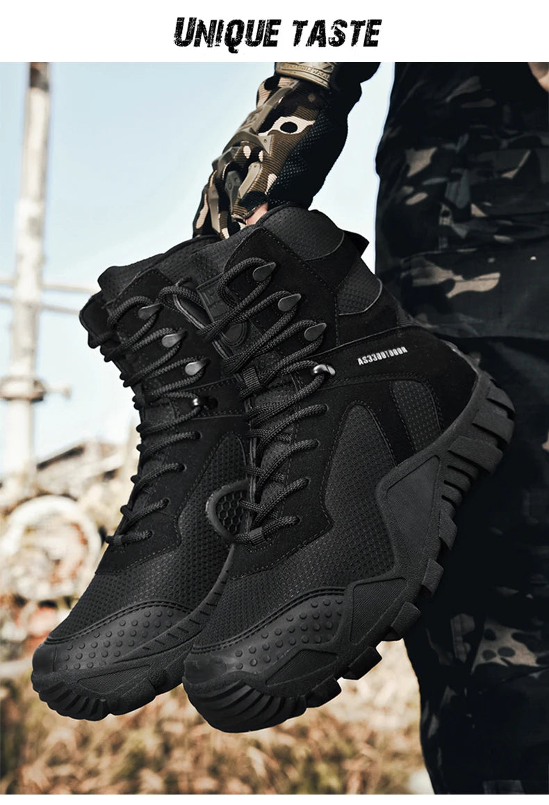 Men's waterproof hiking boots lightweight/outdoor work boots stylish and durable hiking boots