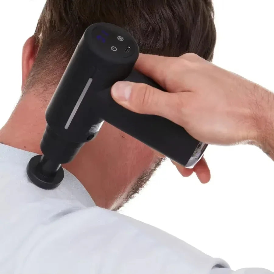 Cordless Hot and Cold Percussion/Deep Tissue Massager Gun 6 Intensity Levels