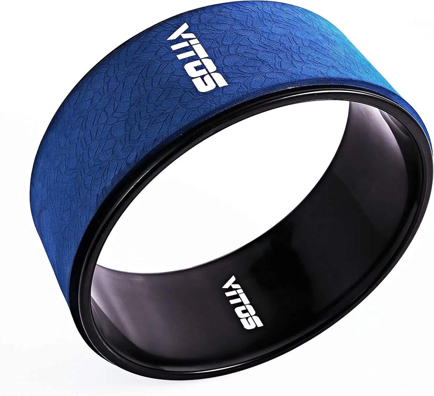 Vitos Yoga Foam Roller Wheel Back Stretcher Ring Yoga Backbend/Trainer Accessories Tools for Back Pain Relief & Stretching
