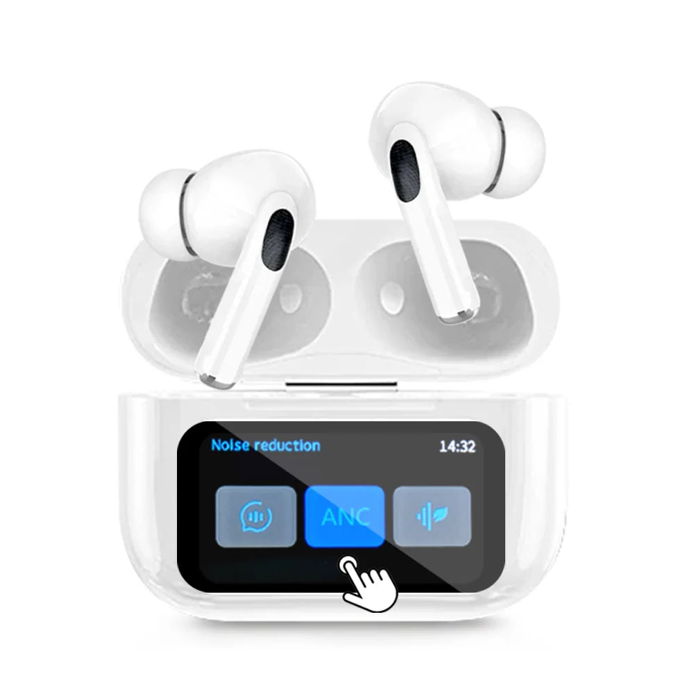 Original GREATWALL Wireless Bluetooth Earphones ANC Noise Reduction Earbuds/HD Mic Call Gamer Earbuds LED Touch Screen Control