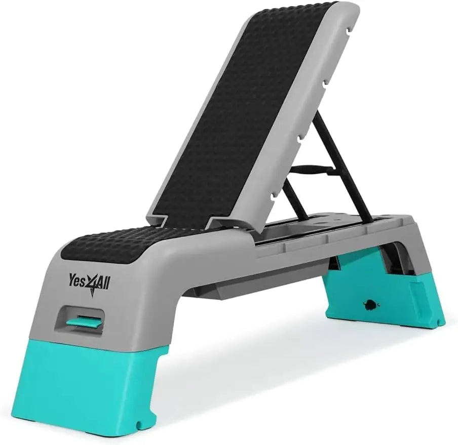 Multifunctional Aerobic Deck Versatile Fitness Station/Weight Bench Aerobic Stepper Plyometrics Box for Cardio Workouts