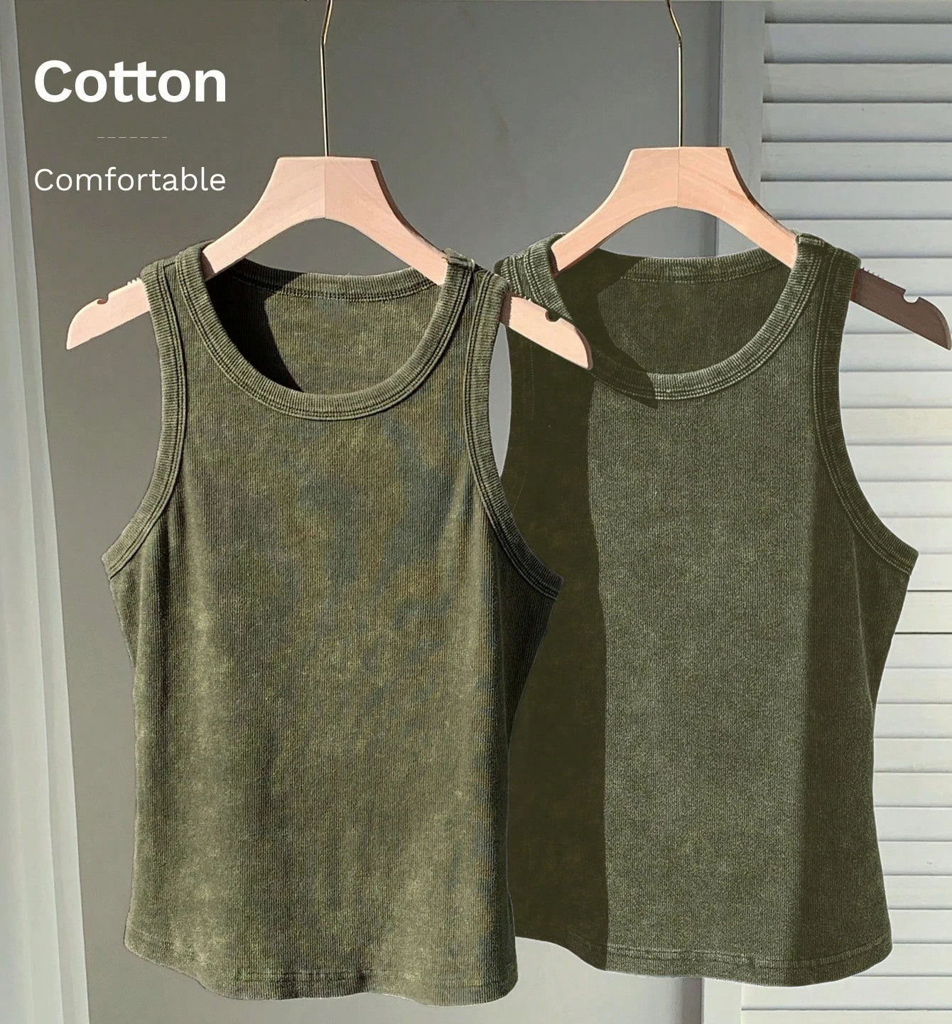 3PCS Set Cotton Camisole Vest Paired Summer Slim Fit Clothing/Simple Versatile Basic Top Breathable Women's Korean Style Tops