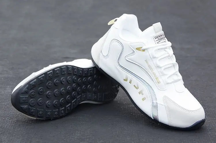 Running Shoes Men's Leather Shoes Fashion High-end/Travel Shoes Spring Autumn Men's Sneakers Leather Sports