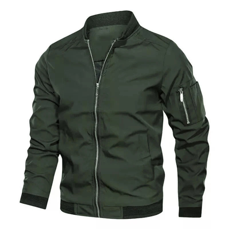 Men's Bomber Zipper Jacket Male Casual Streetwear Hip Hop/Slim Fit Pilot Baseball Coats Men Clothing