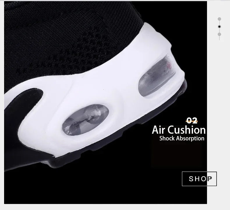 Summer Women Sneakers Outdoor Running Air Cushion Sport Shoes/Increase Height Breathable Walk Shoes