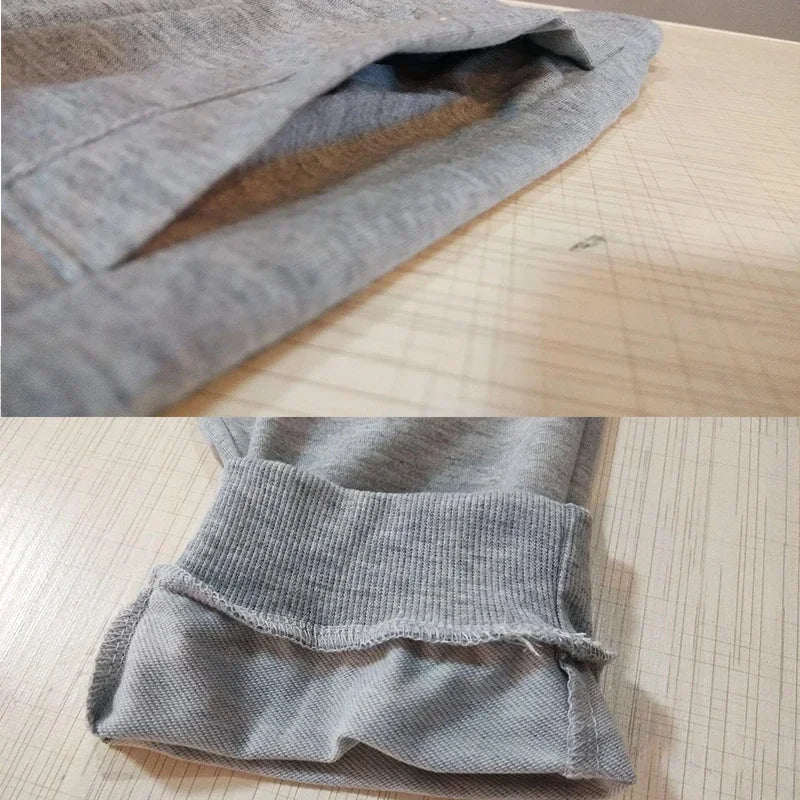 Casual Pants Men's Jogger Sweatpants Large Size Elastic Waist Sports/Casual Trousers Loose Fitness Clothes Spring Thin Pants