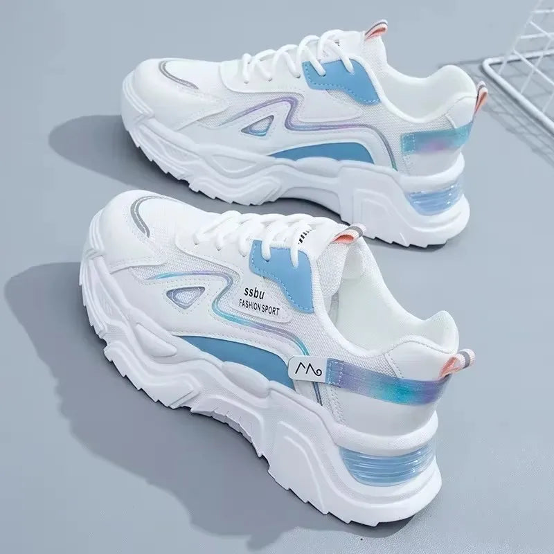 2025 Sneakers Women Platform Flat Shoes Woman Shoes/Casual Trainers Ladies Chunky Sneakers Women Shoes