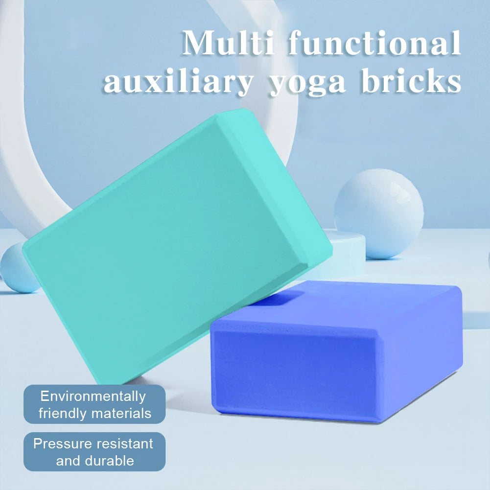 EVA Yoga Block Waterproof Yoga Balance Bricks Moisture-Proof High Density Yoga Blocks/Body Shaping Yoga Blocks for Yoga Pilates