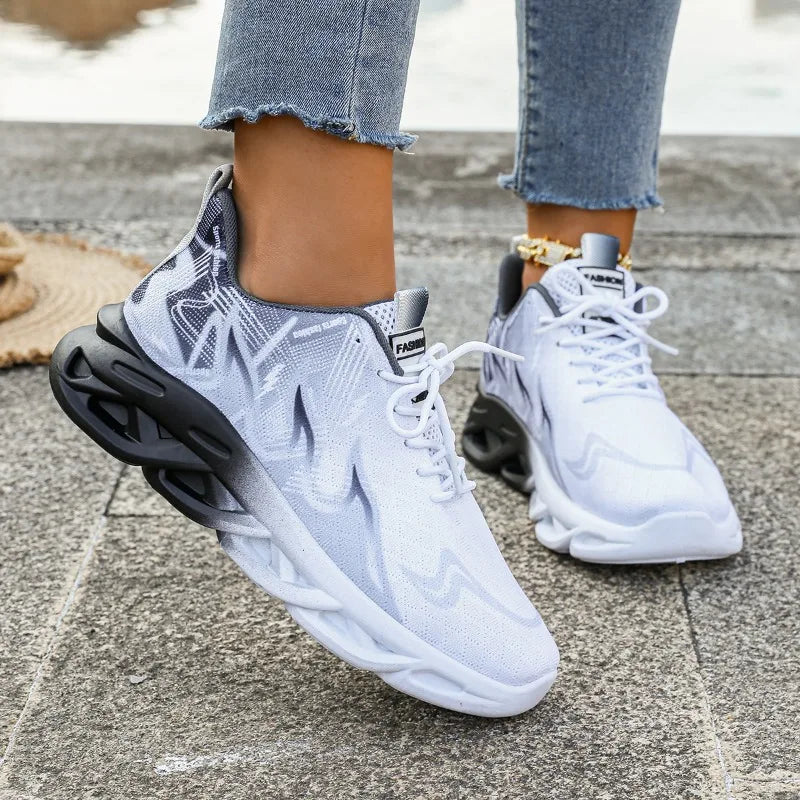 Women Casual Sports Shoes Breathable Lightweight Sneakers Anti-slip/Flats Outdoor Running Walking Shoes Female Vulcanized Shoes