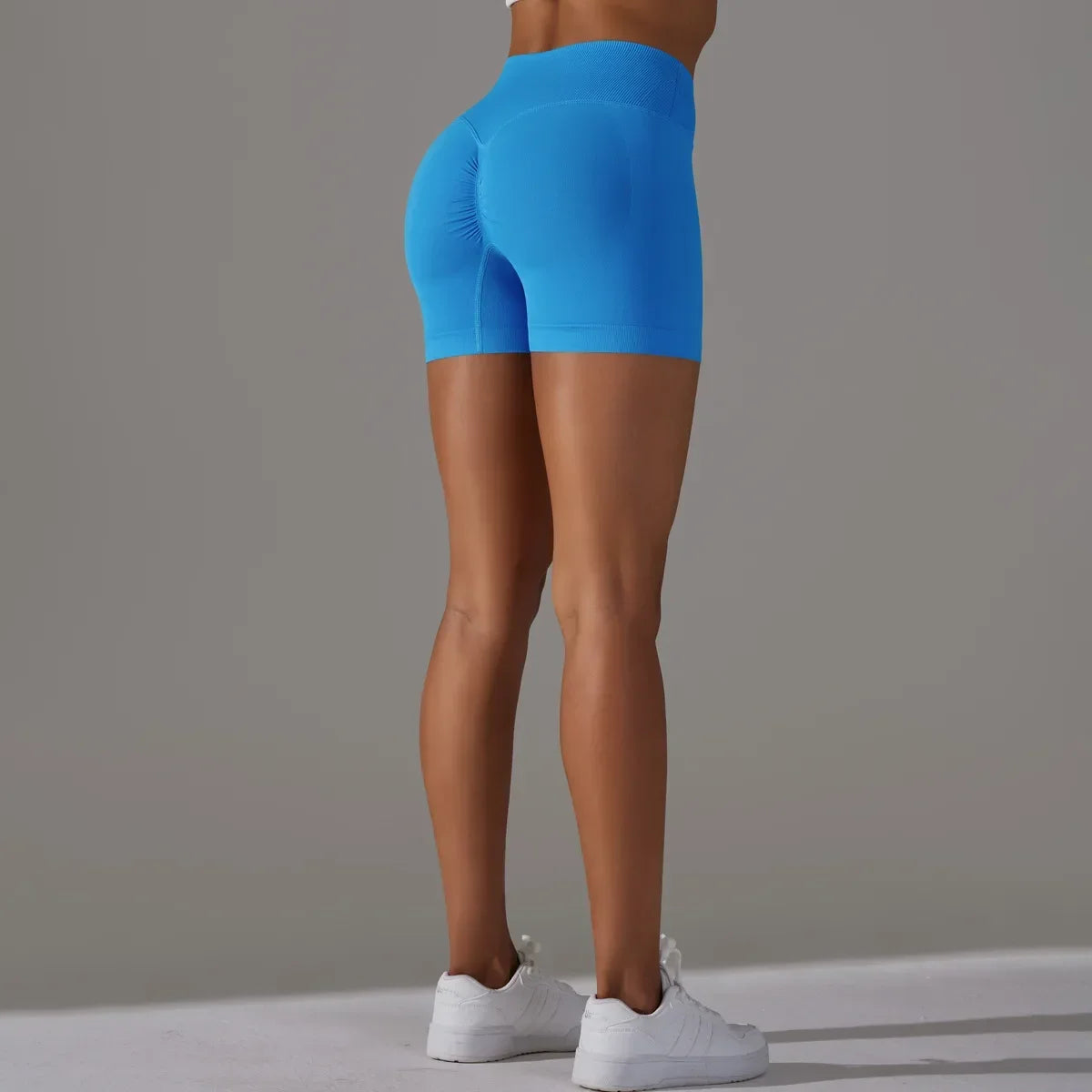 Women High Waist Workout Fitness Yoga Shorts Gym Push Up/Yoga Leggings Scrunch Butt Seamless Sports Shorts