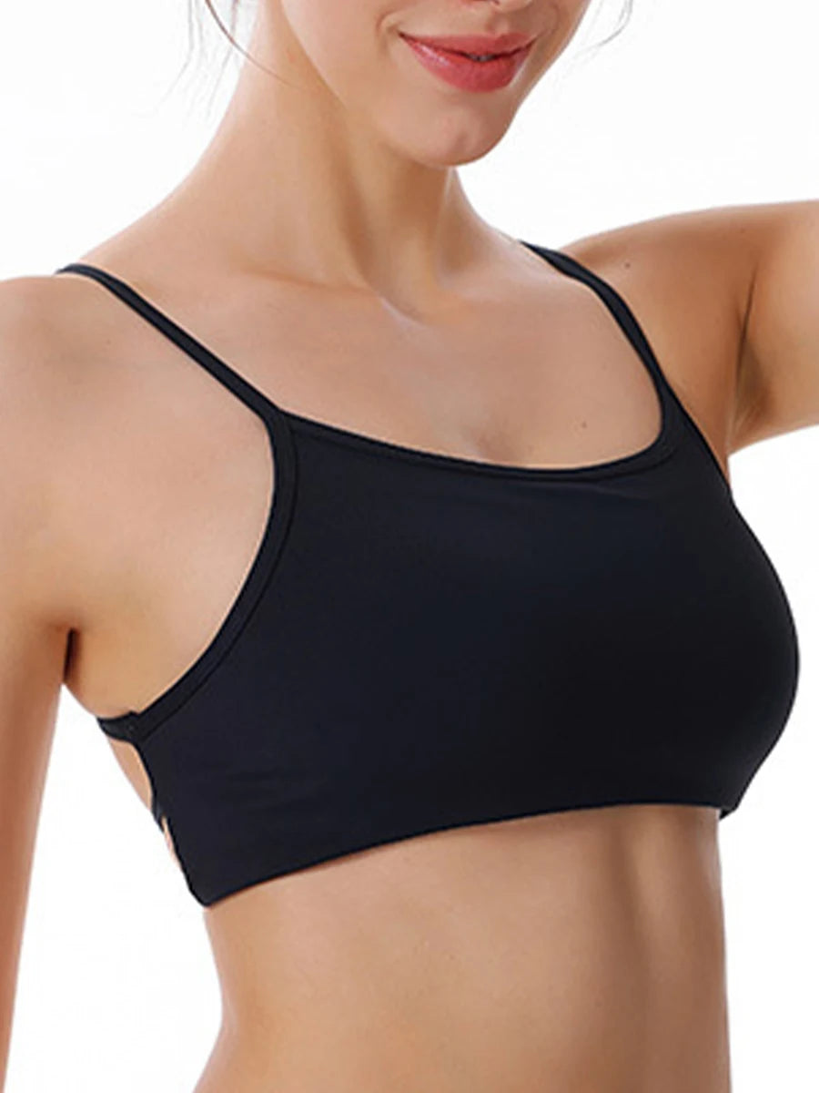 Women Seamless High Impact Sports Bra with Removable Pads/and Cross Back Straps for Yoga Running Workout Fitness