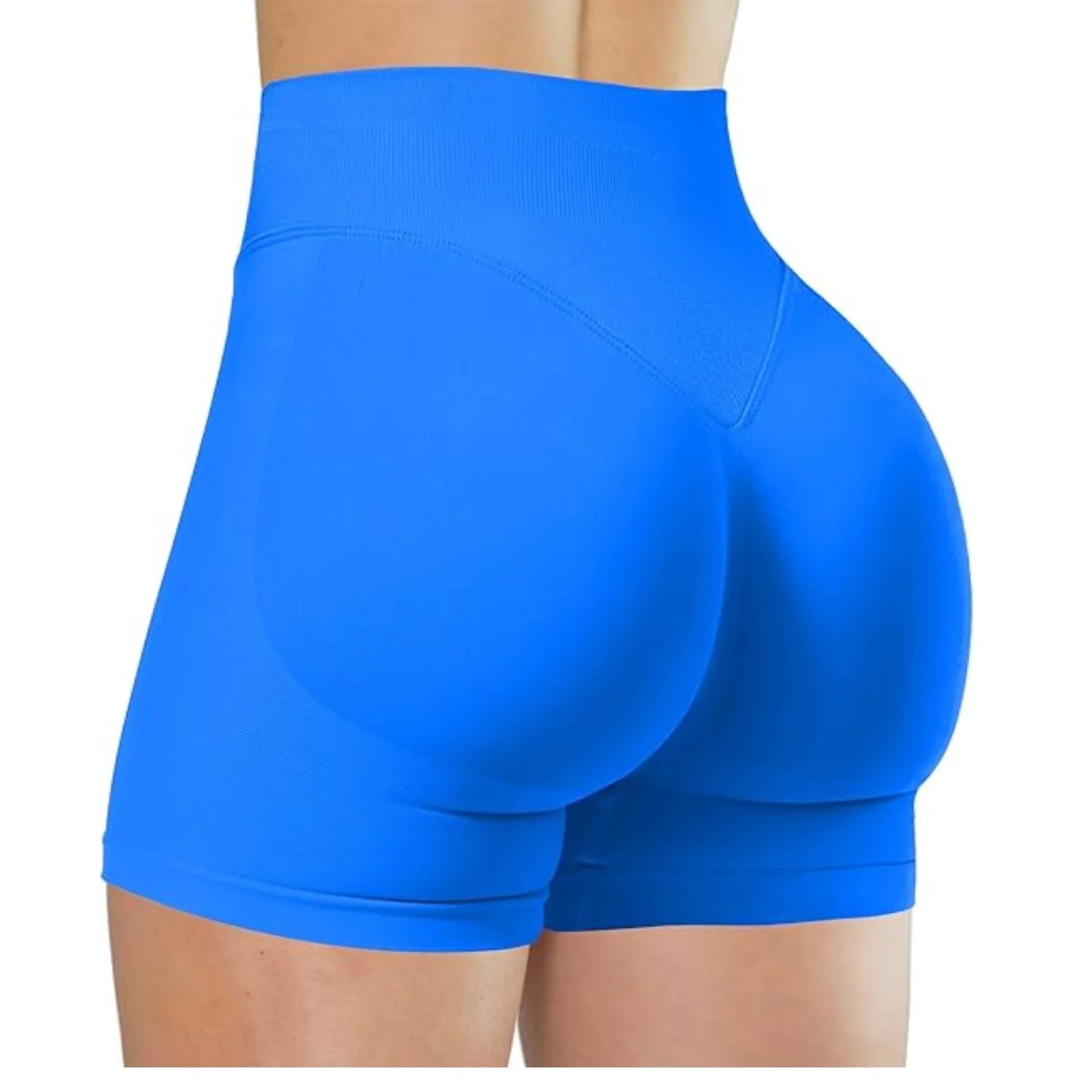 Summer High Waisted Yoga Shorts Fashionable/and Sexy Running Fitness Pants Solid Color Yoga Leggings