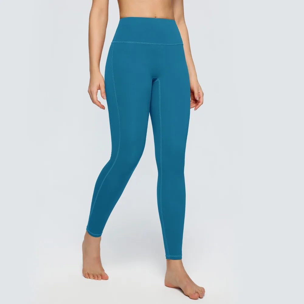Women's Naked-Skin Yoga Leggings High Stretch Quick Dry Butt Lifting/Tight Fitness Pants for Outdoor Jogging Casual Daily & Street Wear