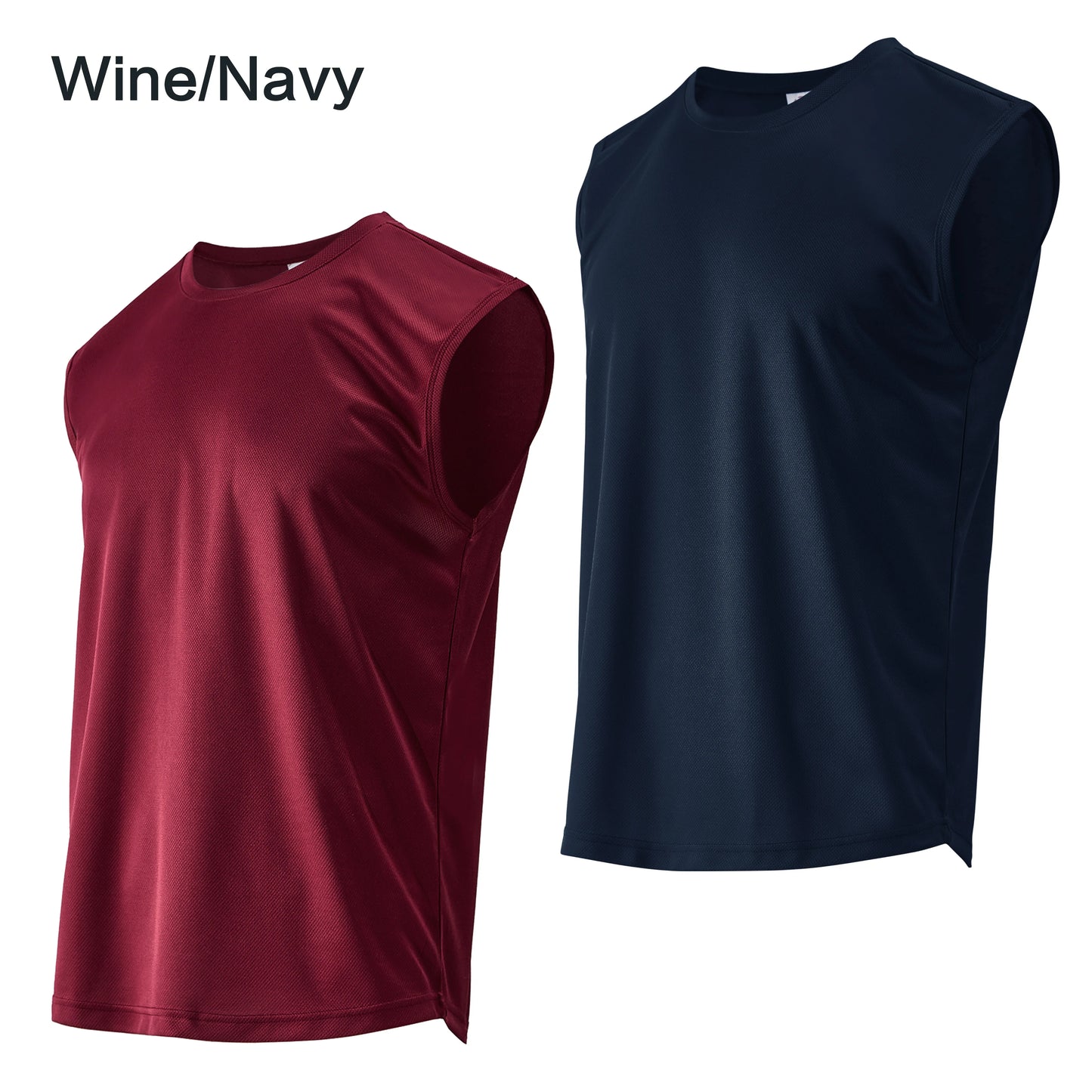 Summer men's outdoor fitness vest solid color top T-shirt/casual sports basketball shirt