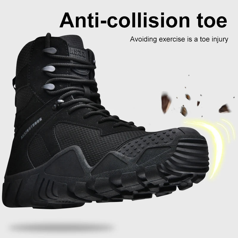 Men's waterproof hiking boots lightweight/outdoor work boots stylish and durable hiking boots