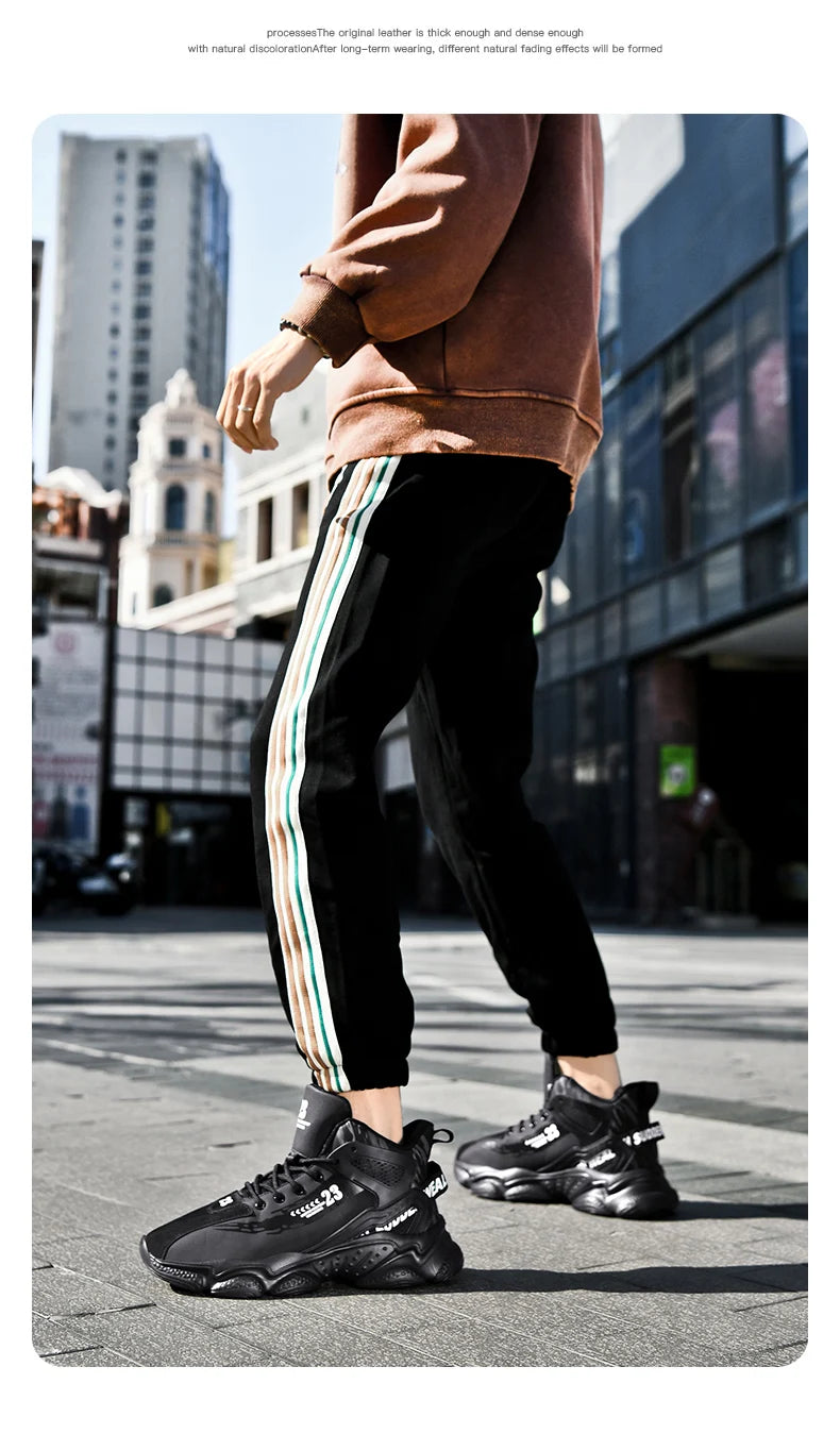Men's running shoes, comfortable and lightweight walking shoes/running exercise casual sports shoes