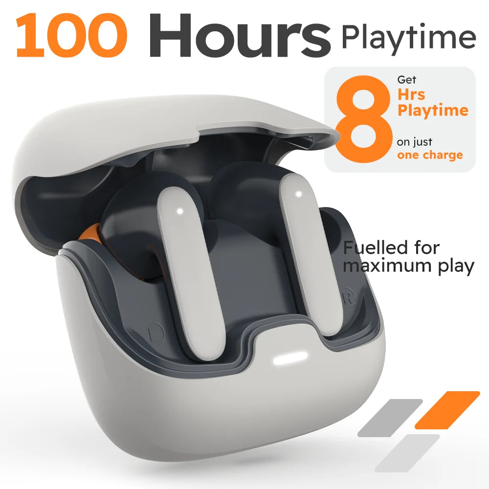 5.4 Bluetooth TWS Wireless Bluetooth Earphones Ultra-low Latency/Dual Microphone ENC Noise Cancelling in Ear Bluetooth Earphones