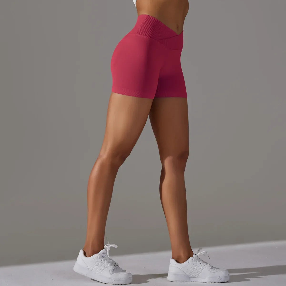 Women High Waist Workout Fitness Yoga Shorts Gym Push Up/Yoga Leggings Scrunch Butt Seamless Sports Shorts