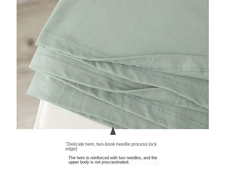 Summer Men Green T-shirt 100% Pure Cotton/Short-sleeved Top T-shirt Green Cotton Half-sleeve T Shirt