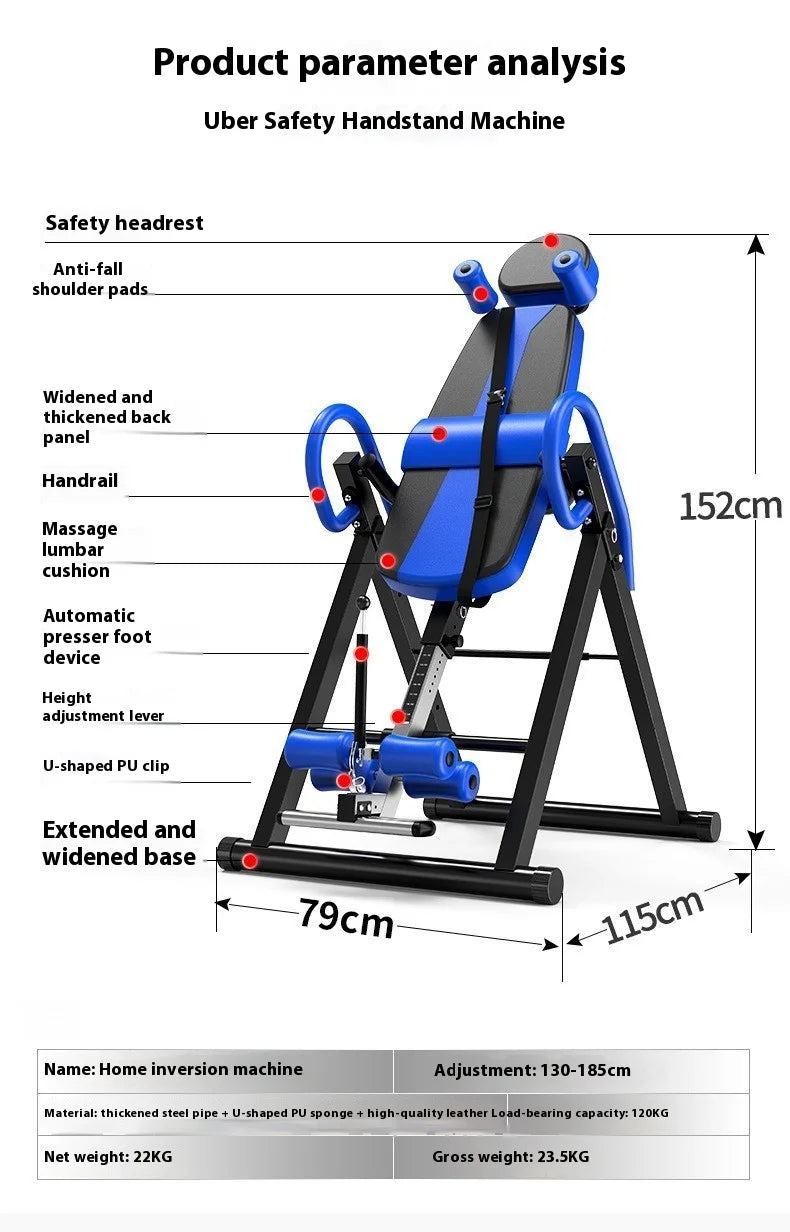 Indoor Inverted Stretching Machine Equipment Hanging Device/Traction Aid Integrated Stretcher for Fitness And Rehabilitation
