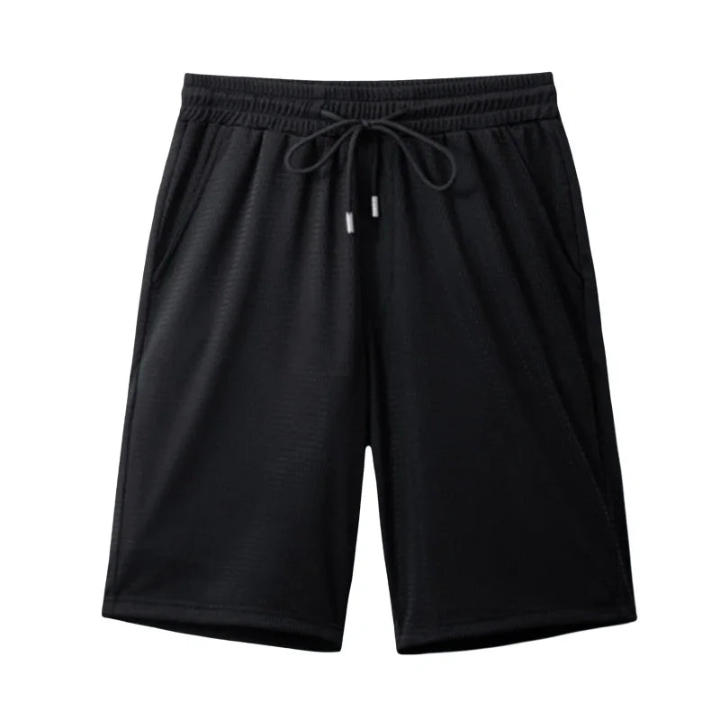 Summer Breathable Men Mesh Shorts Gym Bodybuilding Casual Loose Shorts/Joggers Outdoor Fitness Beach Shorts L-4XL