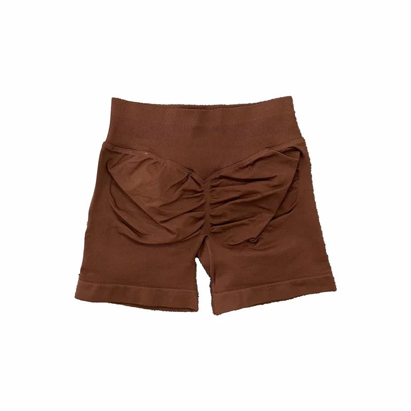 Impact Shorts with Logo Women Seamless Yoga Shorts/Scrunch Gym Shorts Workout Biker Short Fitness