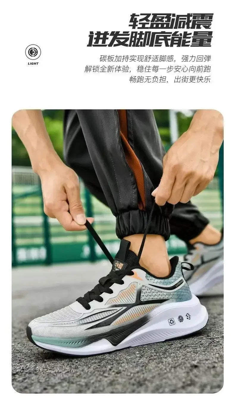 Running & Walking Men's Shoes Lace-up Lightweight/Comfortable & Breathable Tennis Sneakers