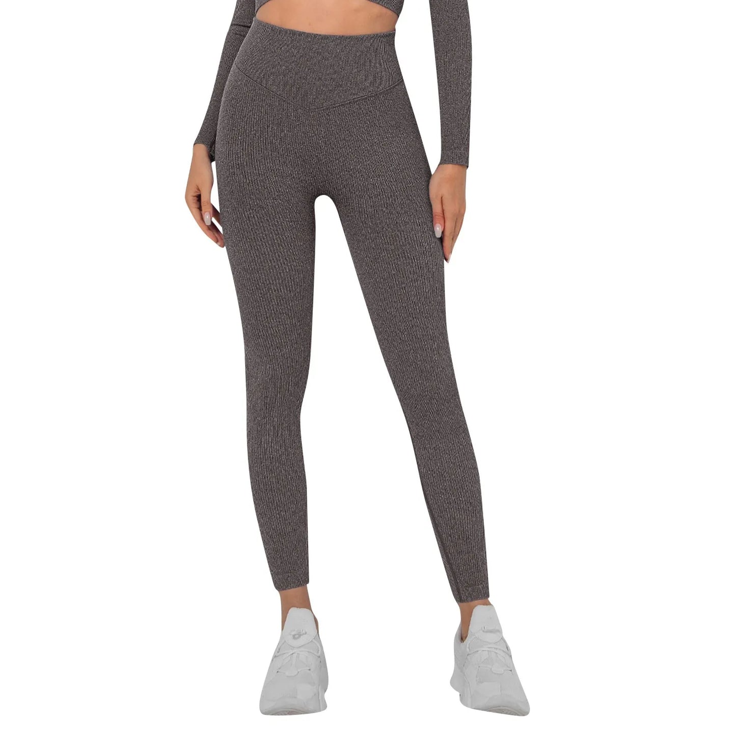Women's Sports Leggings High Waist Butt Push Up Leggings/Seamless Compression Gym Leggings For Sports Yoga